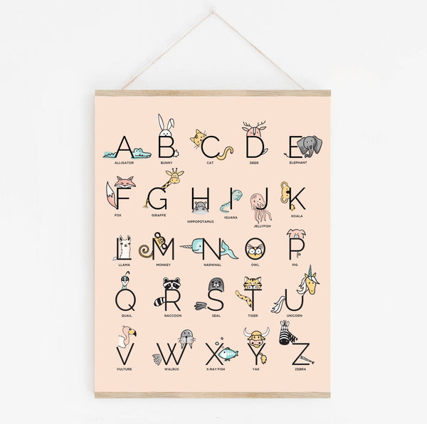 alphabet poster