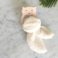 PICK TWO - Natural wood teethers with organic terrycloth - finished with organic beeswax