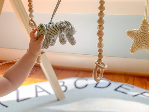 Wooden Baby Gym - elephant